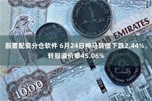 股票配资分仓软件 6月24日神马转债下跌2.44%，转股溢价率45.06%