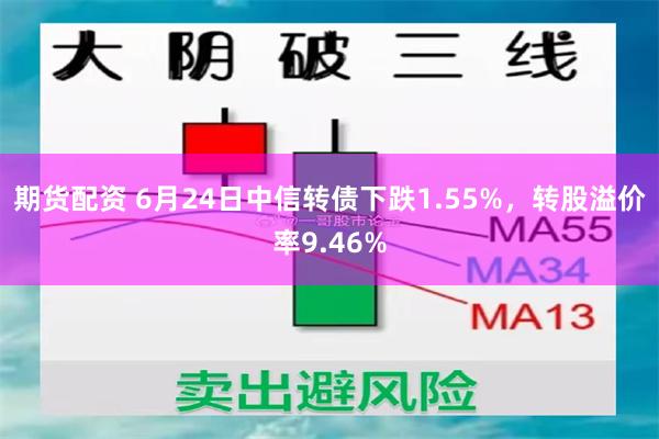 期货配资 6月24日中信转债下跌1.55%，转股溢价率9.46%