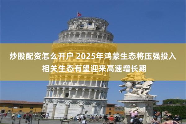 炒股配资怎么开户 2025年鸿蒙生态将压强投入 相关生态有望迎来高速增长期